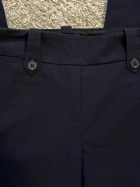 Rekucci Women's Navy Straight-Leg Dress Pull On Pants with Tummy Control Panel